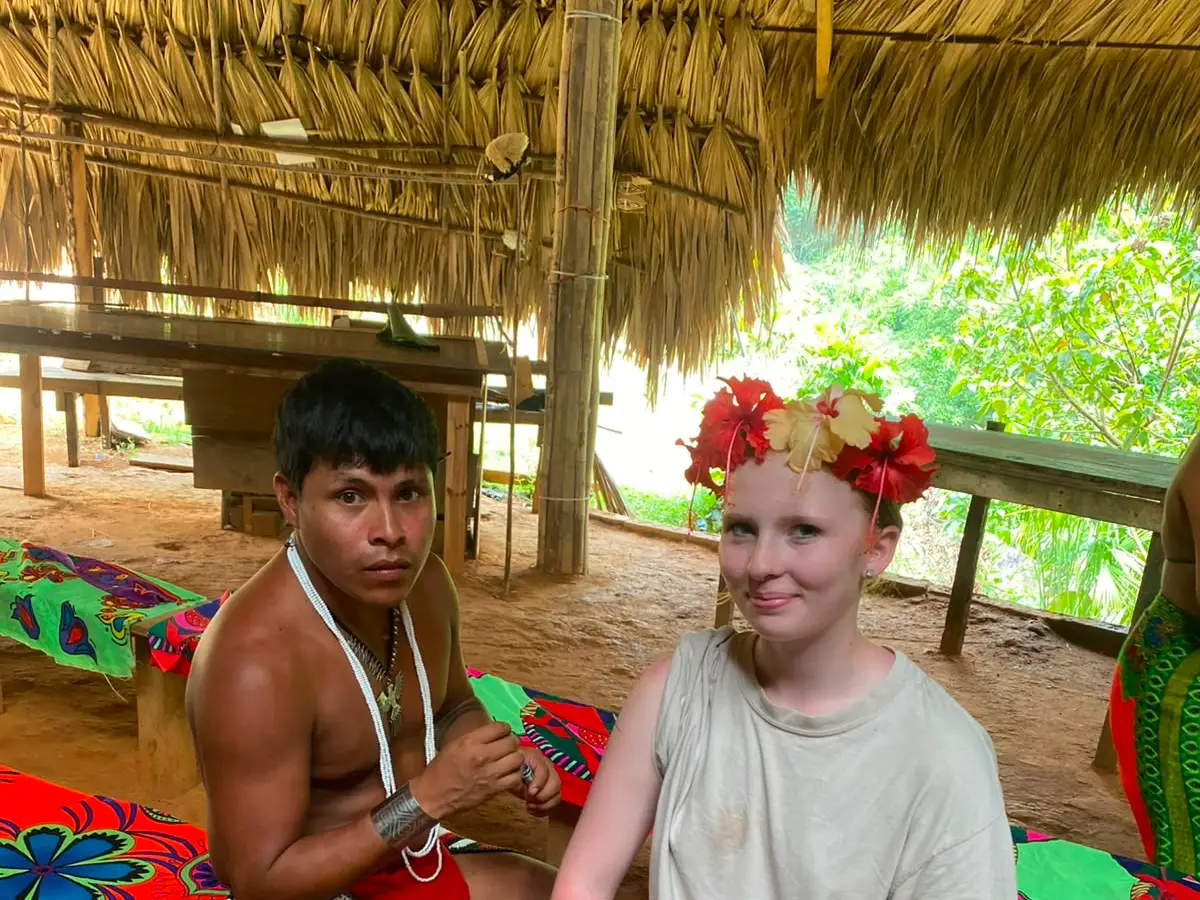 Visita a una comunidad Emberá en Panamá